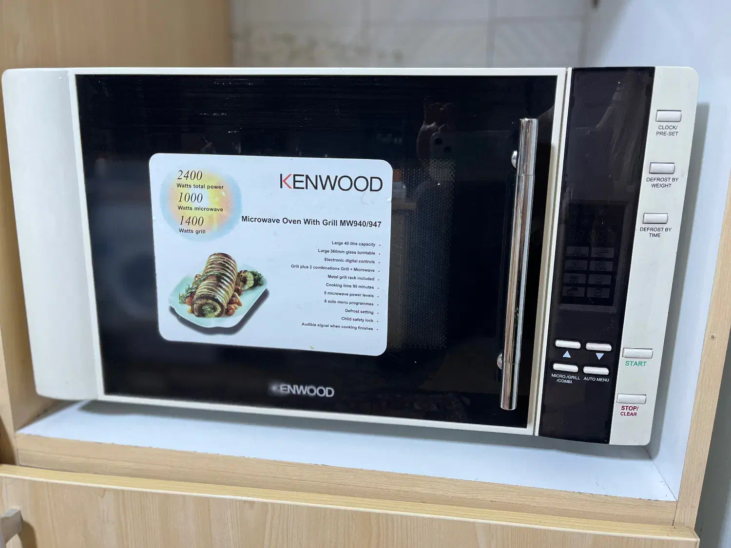 ماکروویو اصل کنوود ۴۰ لیتر|اجاق گاز و لوازم برقی پختوپز|قزوین, |دیوار