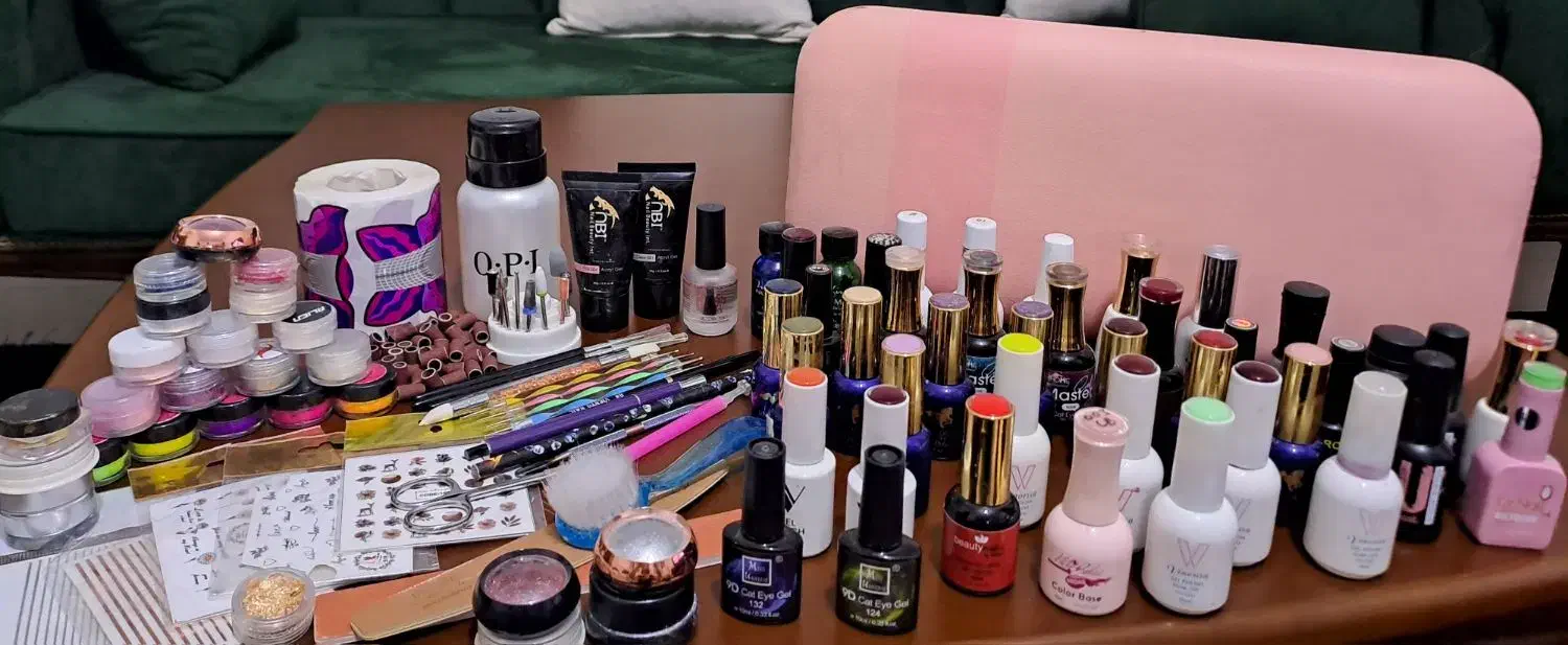 کلیه لوازم کاشت ناخن|آرایشی، بهداشتی، درمانی|پرند, فاز ۶|دیوار