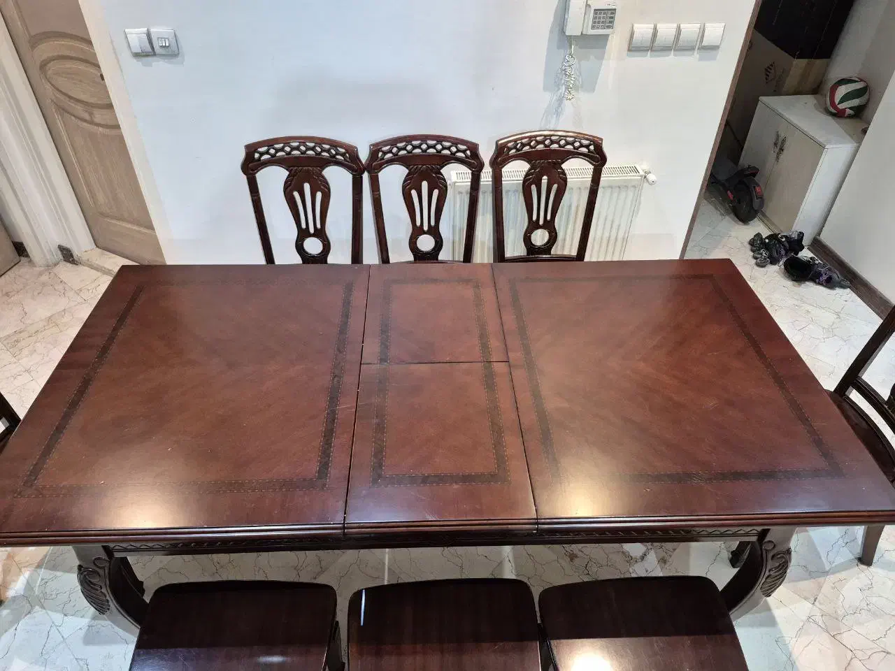 میز نهارخوری مالزی تبدیلشو ۶ به ۸ کمجا|میز و صندلی غذاخوری|تهران, پونک|دیوار