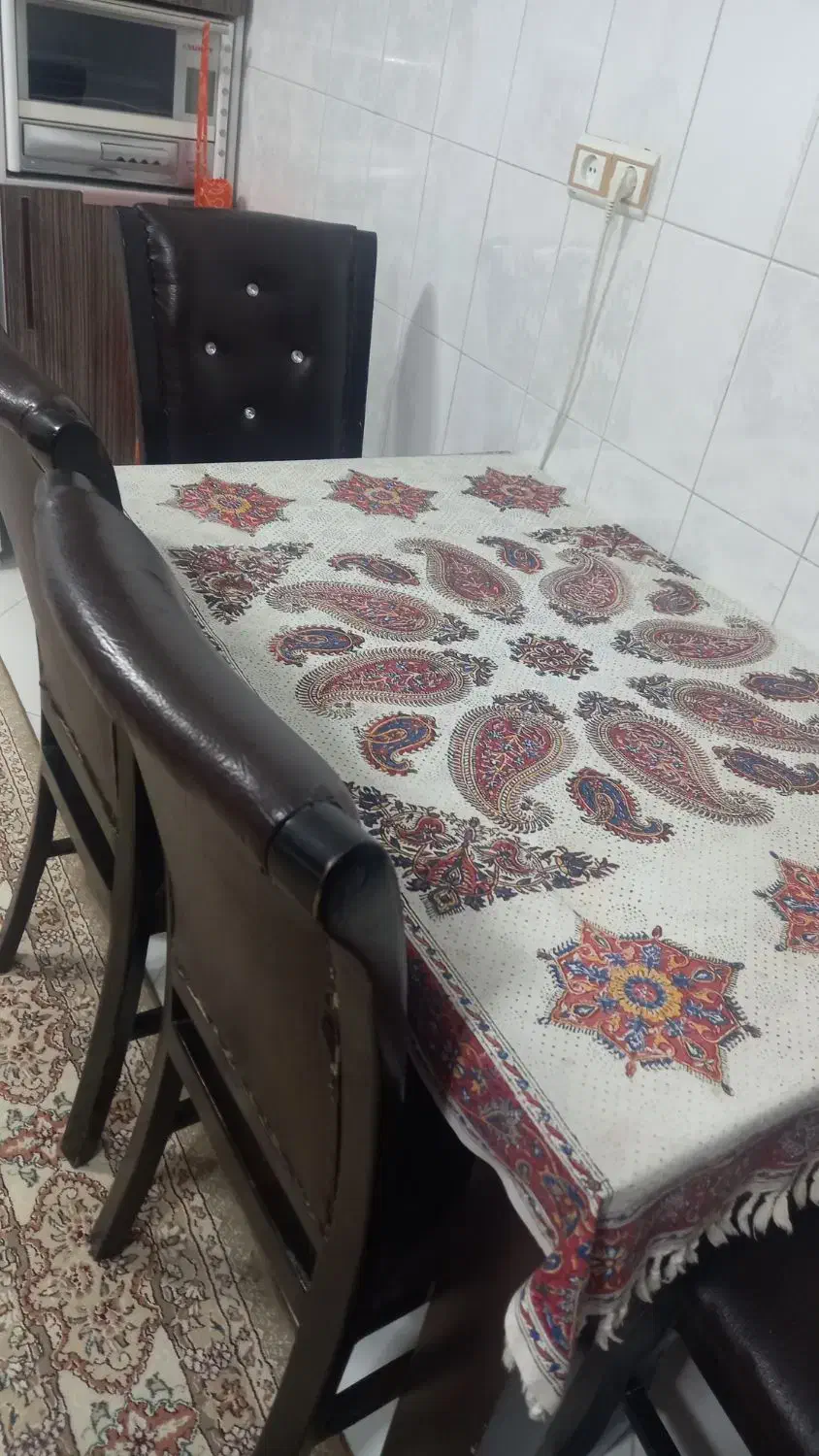 میزنهارخوری ۴نفره درحدنو|میز و صندلی غذاخوری|ازنا, |دیوار