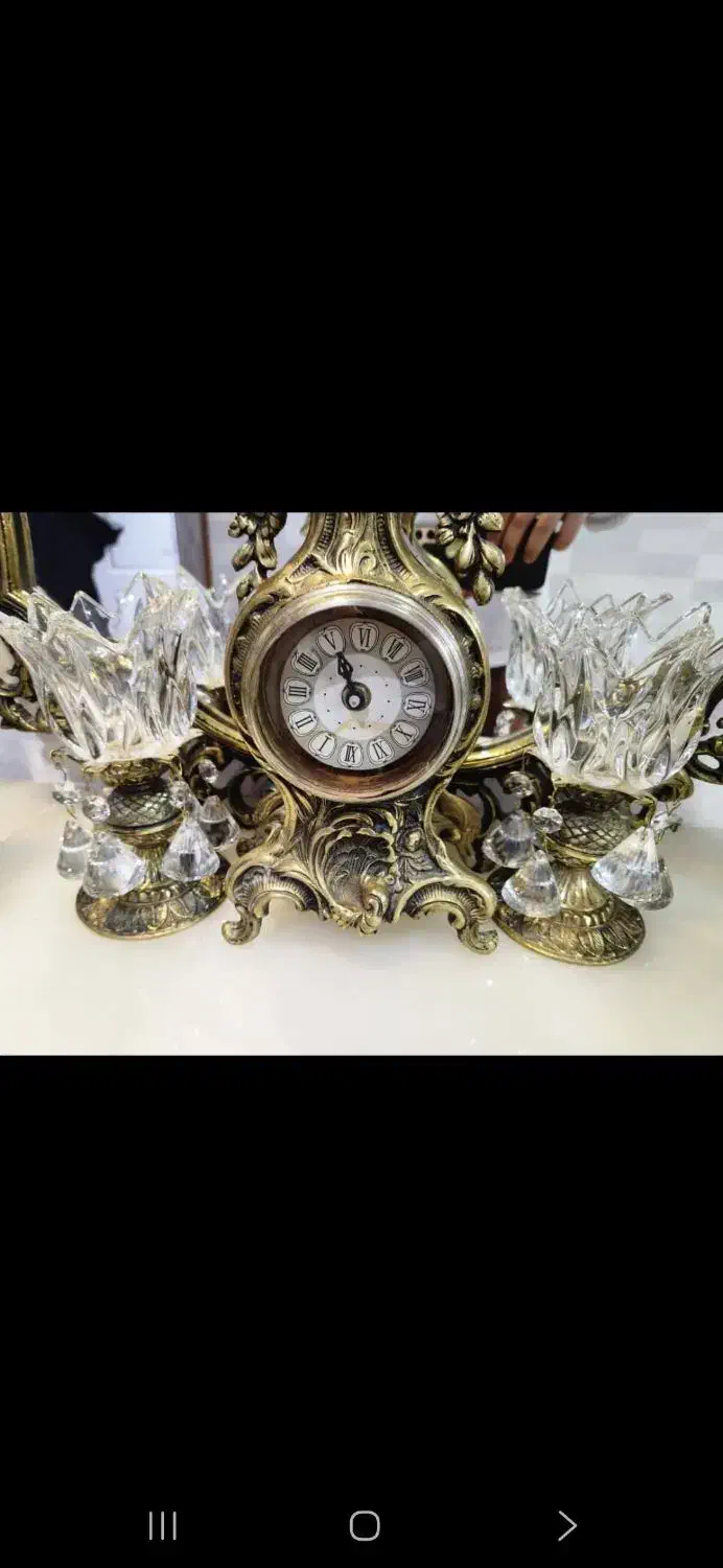 آینه و شمعدان برنز|کلکسیون اشیاء عتیقه|فردیس, قریشی|دیوار