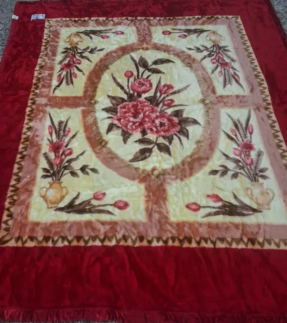 پتوی گلبافت نو همراه کاور|رختخواب، بالش، پتو|قم, سراجه (۱۵ خرداد)|دیوار