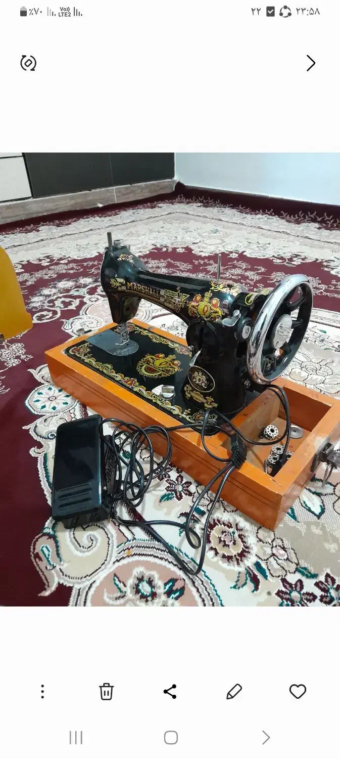 چرخ خیاطی|چرخ خیاطی و ریسندگی|نورآباد, |دیوار