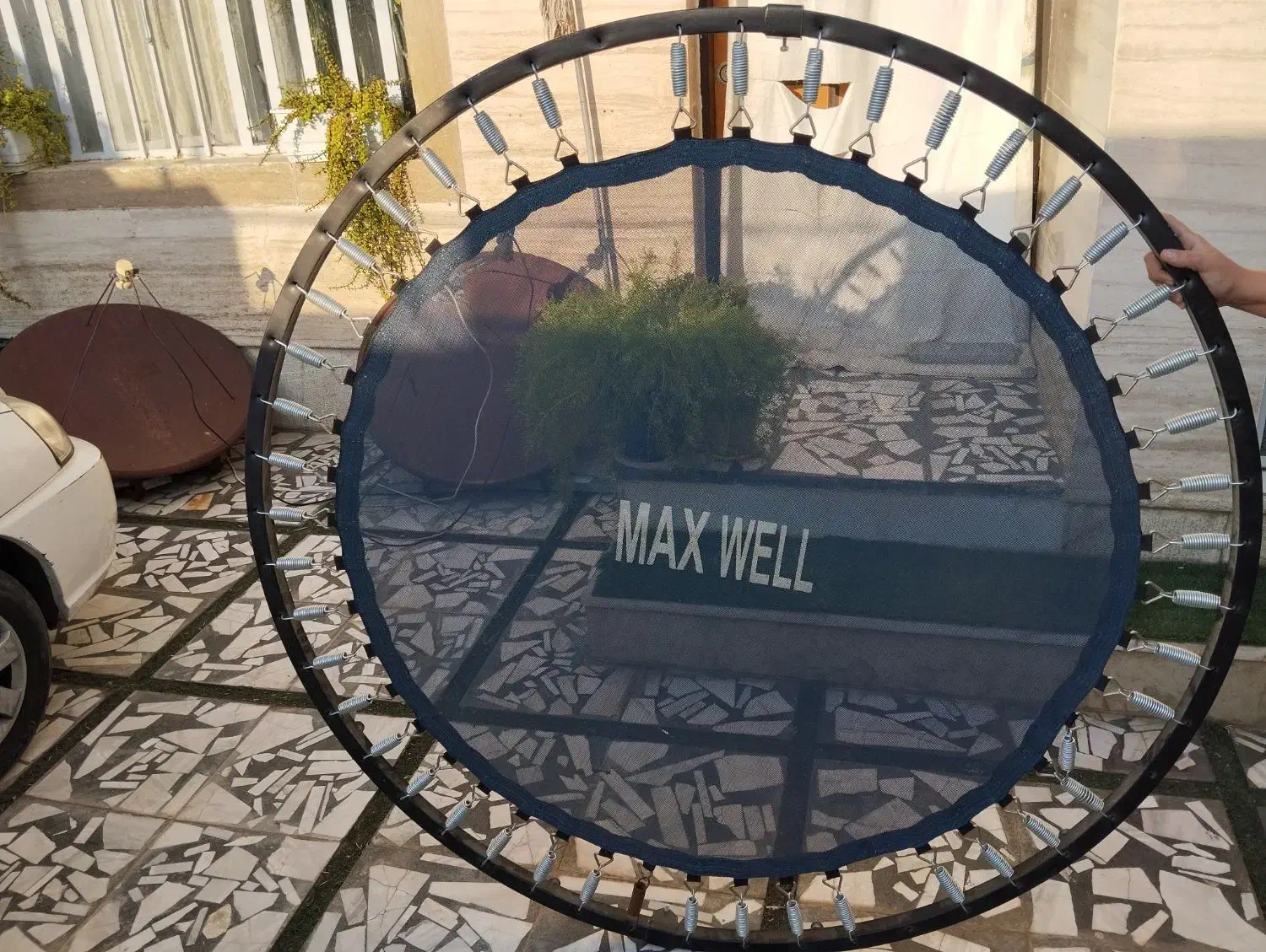 ترامپولین باتمام وسایل تحمل وزن ۱۲۰کیلو|تجهیزات ورزشی|شیراز, جوادیه|دیوار