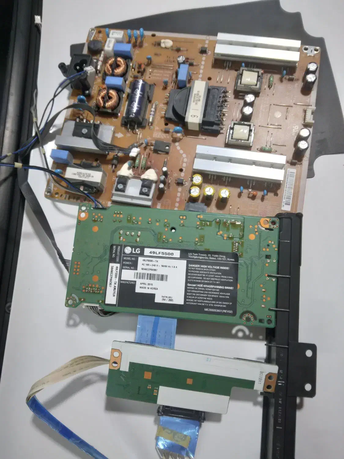 برد اصلی تلوزیون اینچ LG 49|تلویزیون و پروژکتور|قم, پردیسان|دیوار