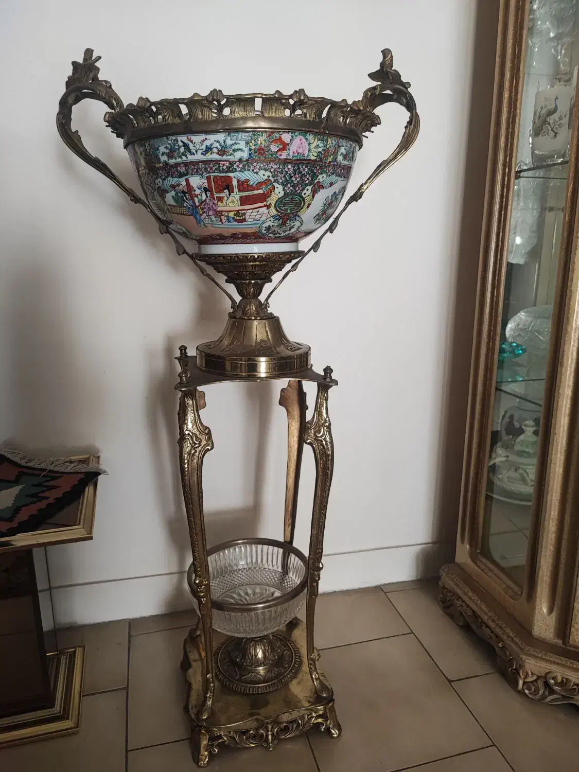 ظرف انتیک میوه خوری مرغی|کلکسیون اشیاء عتیقه|تهران, چیذر|دیوار