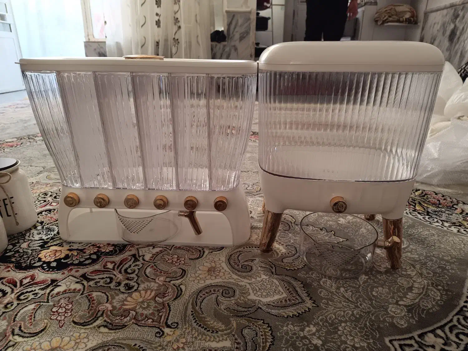 ست سطل برنج و جا حبوباتی|ظروف نگهدارنده، پلاستیکی، یکبارمصرف|مشهد, شهید قربانی|دیوار