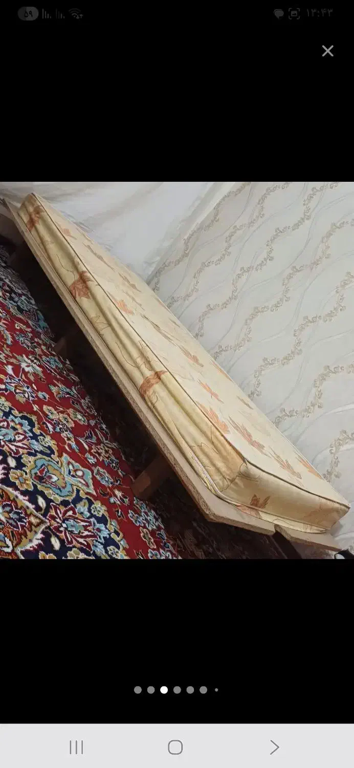 تخت چوبی شیک با تشک|تشک تختخواب|مشهد, شهرک رازی (شهرک غرب)|دیوار