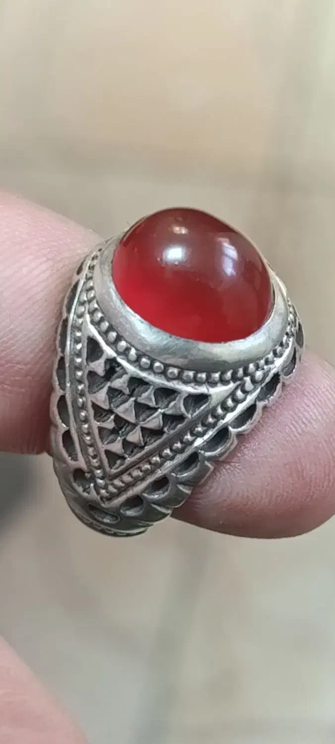 انگشتر عقیق سرخ|جواهرات|بندر ماهشهر, |دیوار