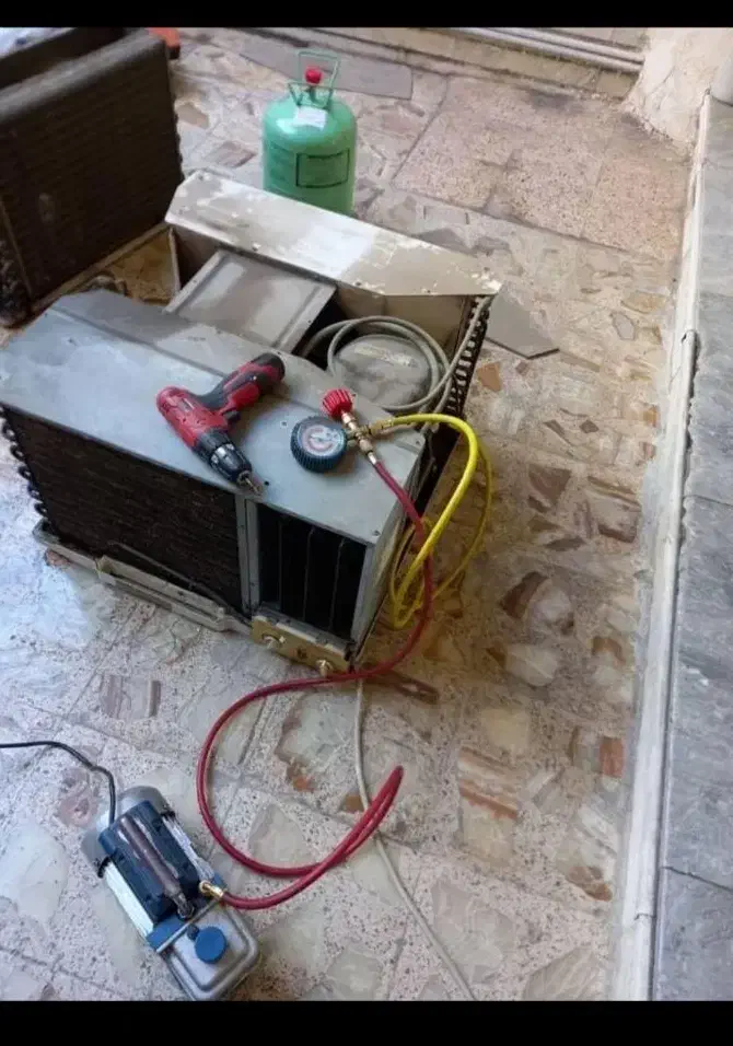 گاز گیری کولر پنجر ای پنجره ای تعمیرات و سرویس|خدمات پیشه و مهارت|اهواز, پردیس|دیوار
