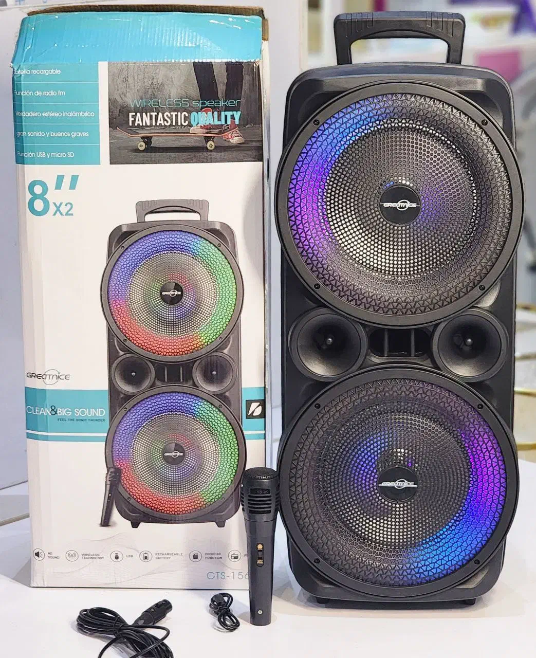 اسپیکر و پارتی باکس gts|پخشکننده همراه|مشهد, پنجتن|دیوار