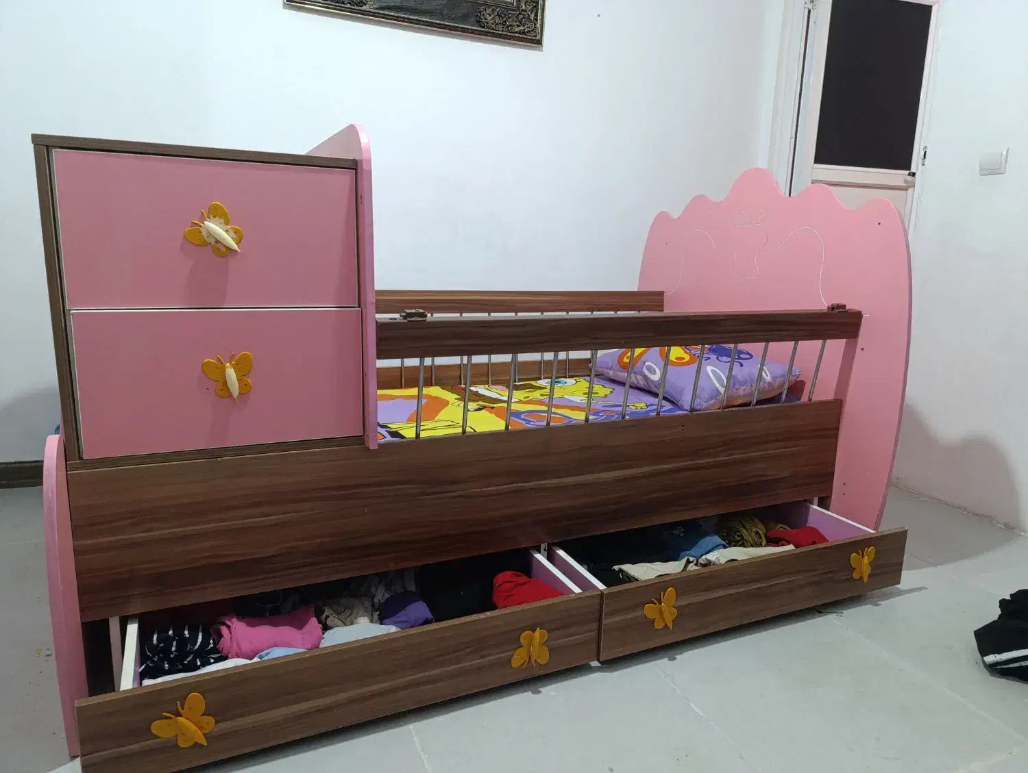 تخت خواب دو منظوره|تخت و صندلی بچه|سرپل ذهاب, |دیوار