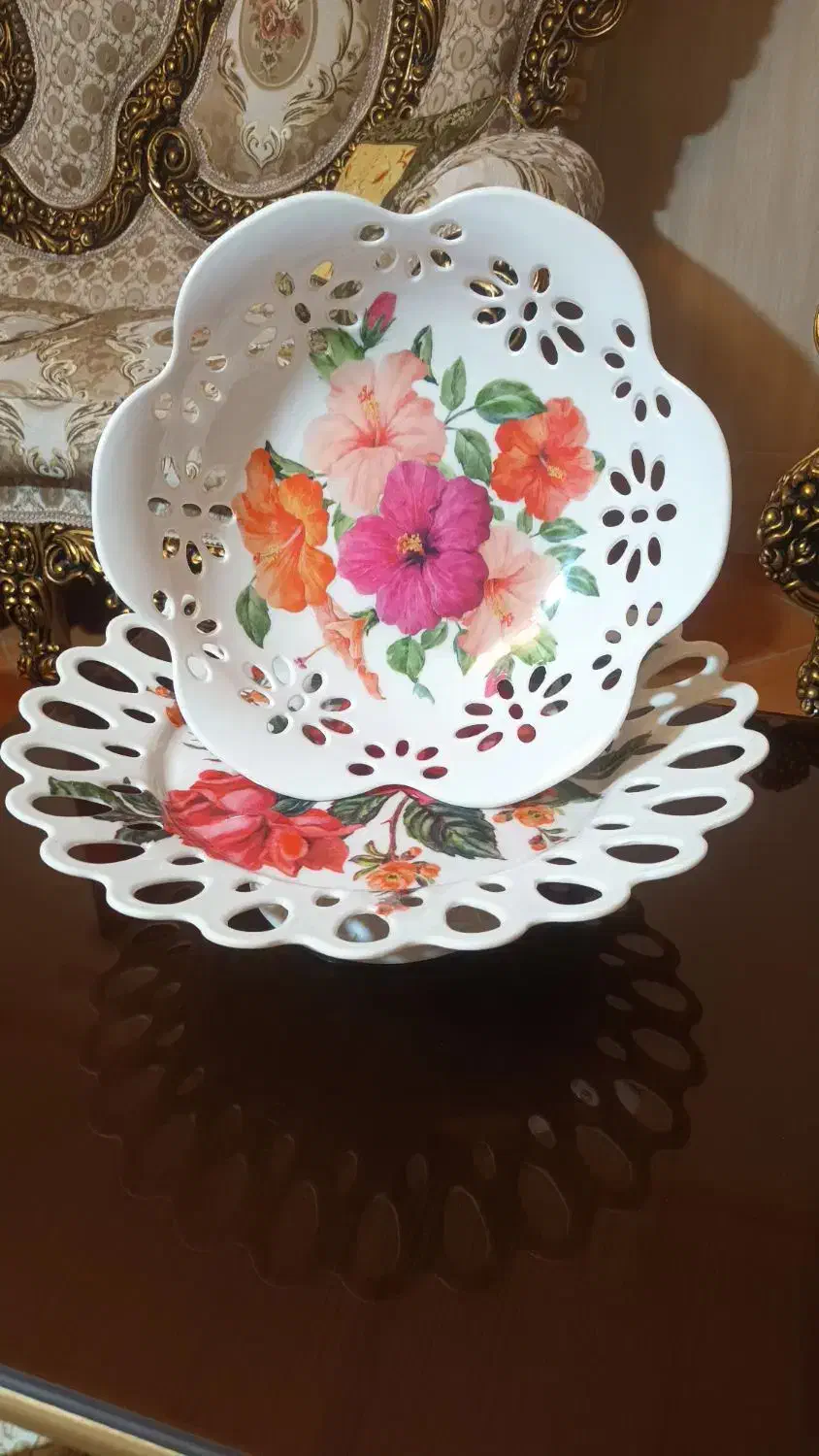 دو عدد میوه خوری|ظروف سرو و پذیرایی|نیشابور, پنجراه|دیوار