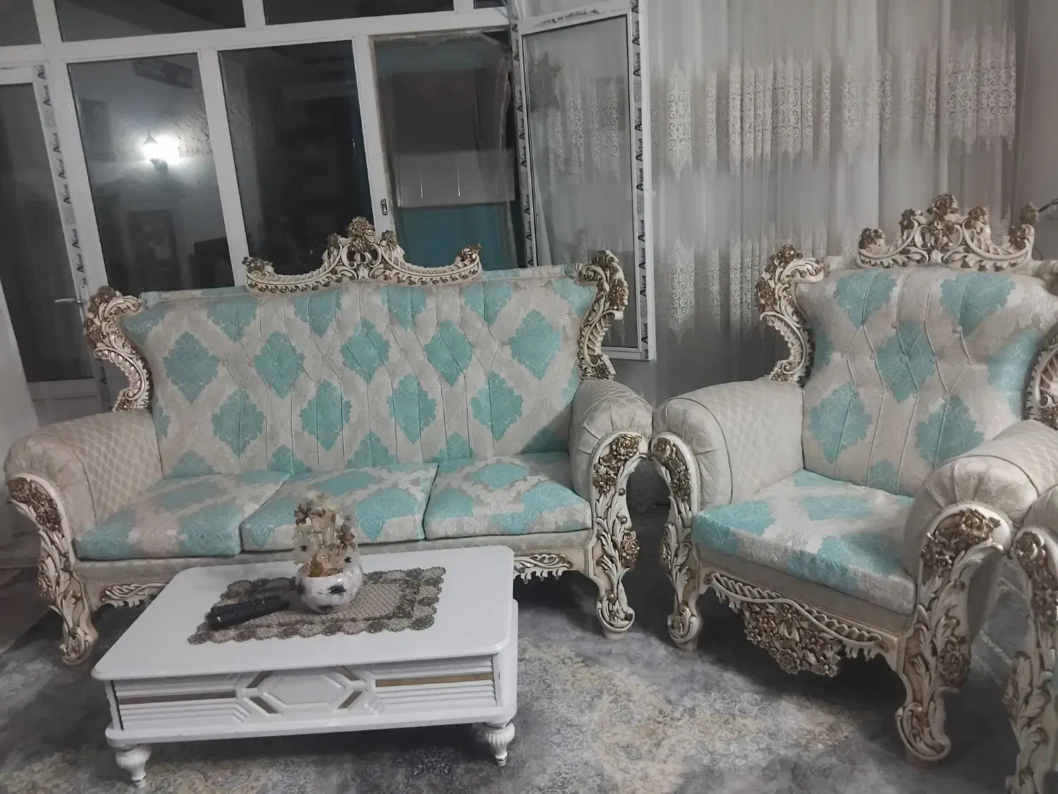 مبل هفت نفره درحد نو|مبلمان خانگی و میز عسلی|پیر بکران, |دیوار