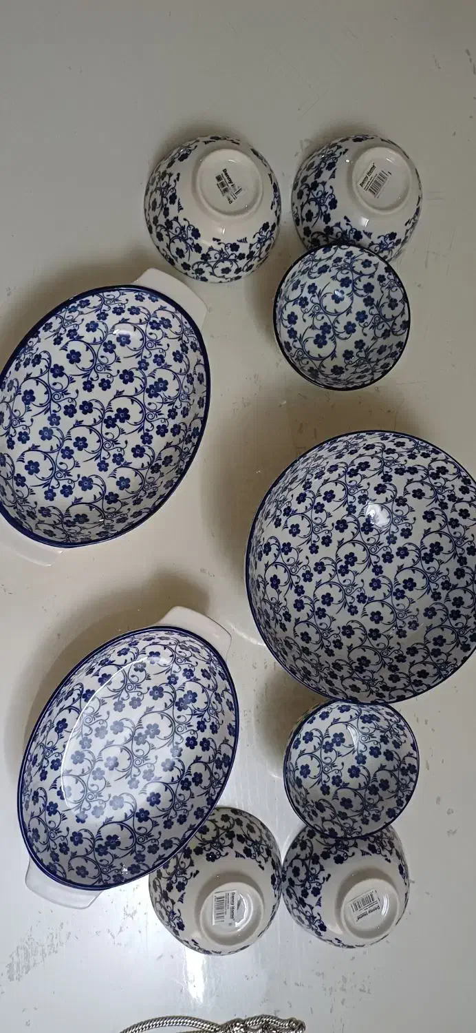 سرویس گل آبی دنی هوم|ظروف سرو و پذیرایی|مشهد, خرمشهر|دیوار