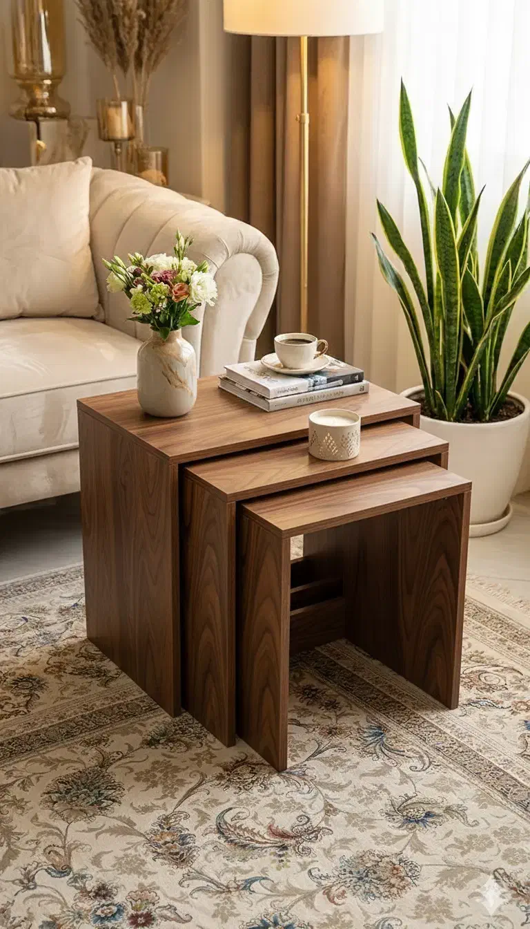 میز عسلی سه تیکه|مبلمان خانگی و میز عسلی|شاهین‌شهر, سعدی جنوبی|دیوار