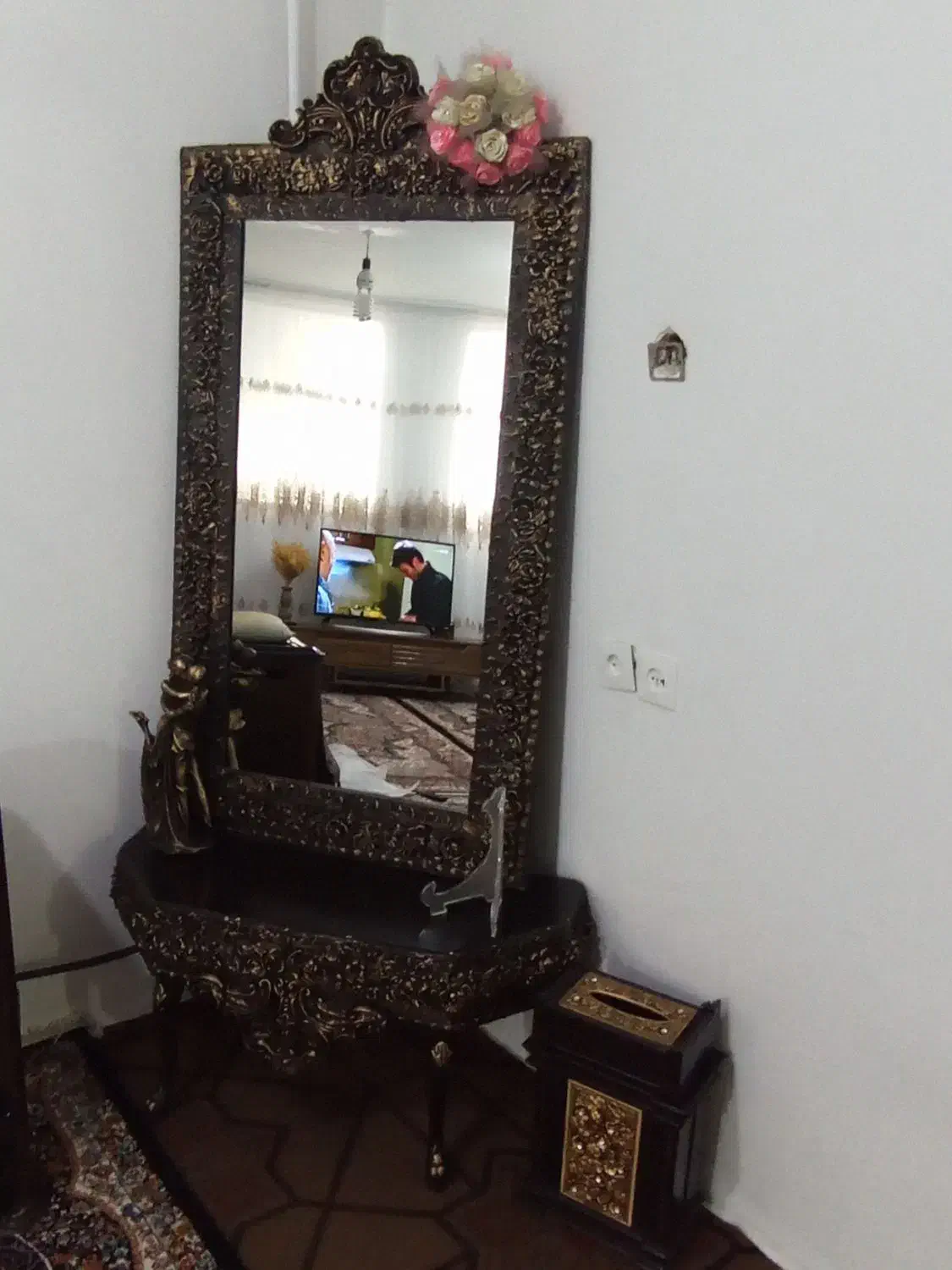 آینه کنسول|مبلمان خانگی و میز عسلی|جوانرود, |دیوار