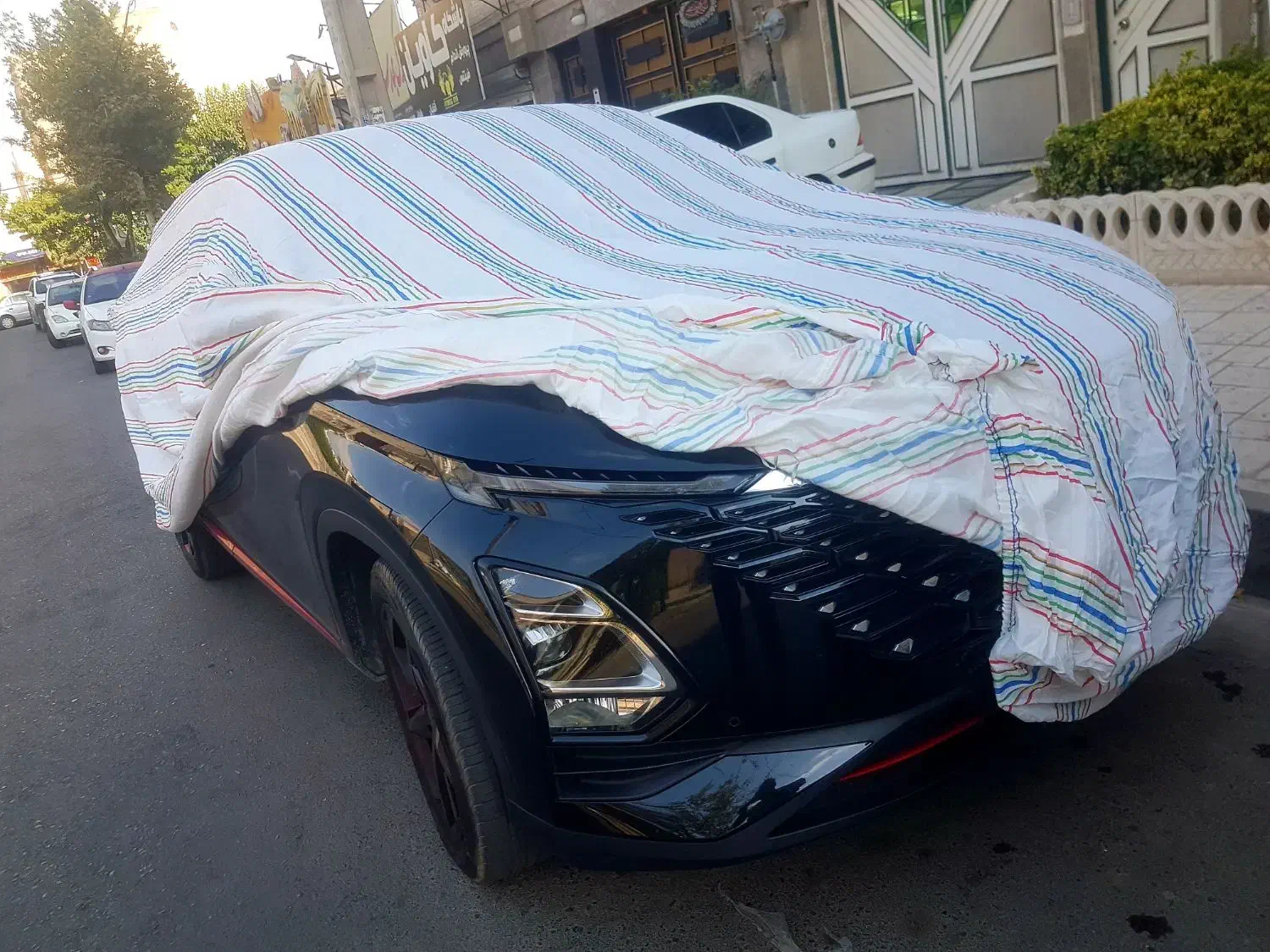 چادر پنبه ای کتان ماشین روکش پنبه ای خودرو|قطعات یدکی و لوازم جانبی|کرج, باغستان|دیوار