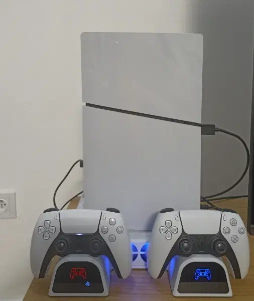 PS5 slim digital 2دسته|کنسول، بازی ویدئویی و آنلاین|نوشهر, |دیوار