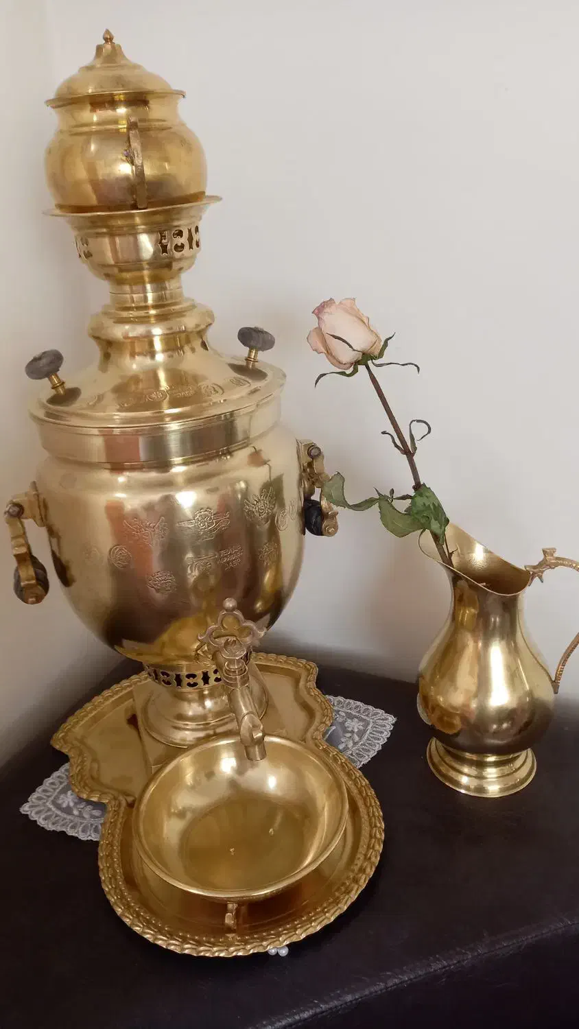 سماور برنزی ۱۰لیتری|سماور، چایساز، قهوهساز|تبریز, |دیوار