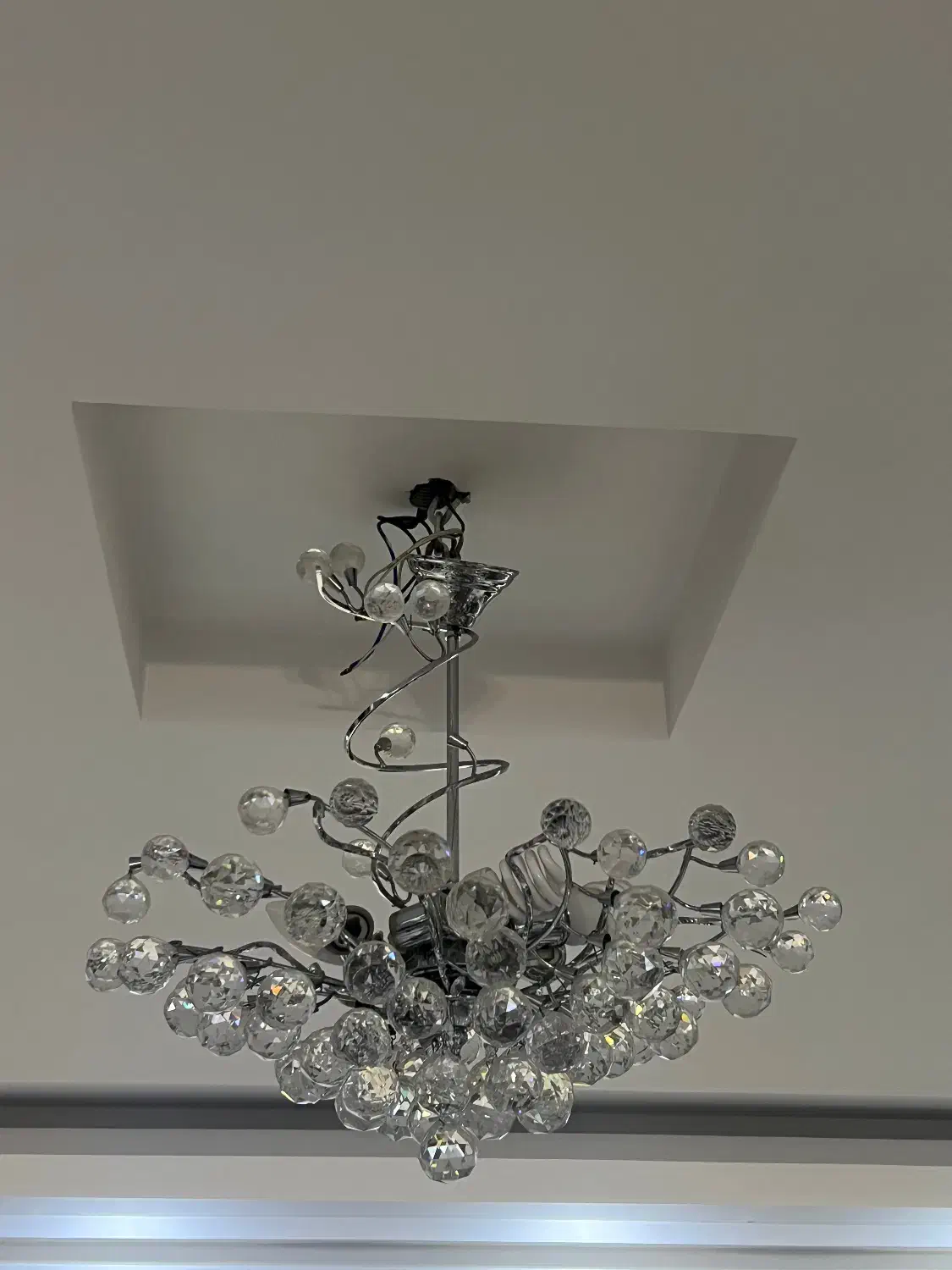 2 عدد لوستر کریستال|لوستر و چراغ آویز|تهران, امانیه|دیوار