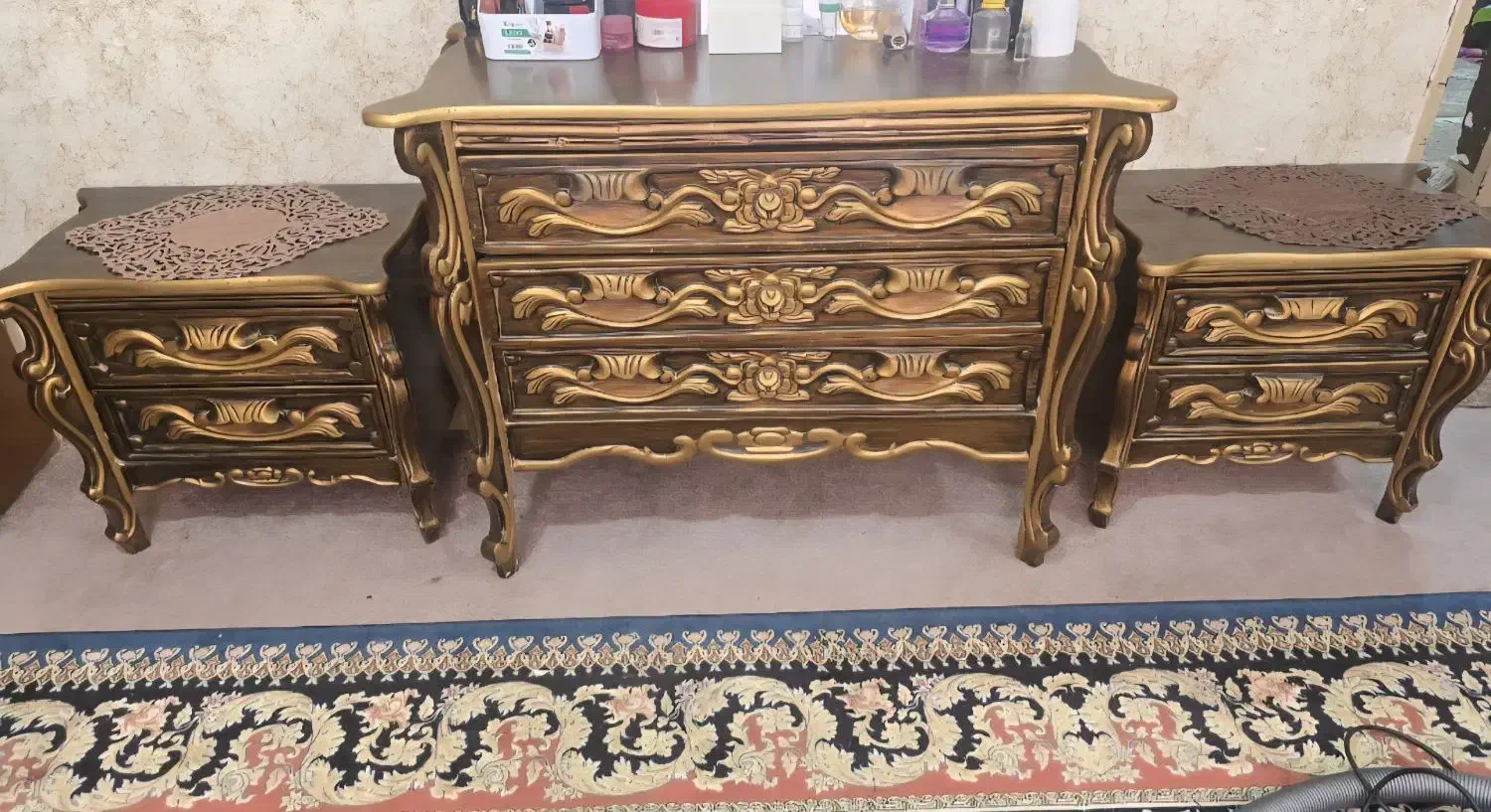 ست چوب راش|بوفه، ویترین، کنسول|اهواز, گلستان|دیوار