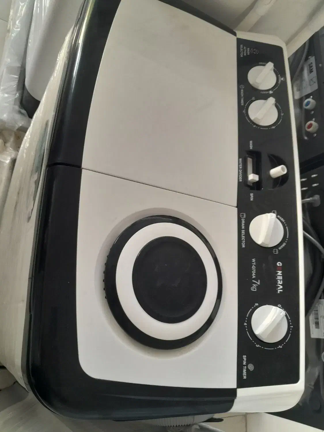 لباسشویی هفت کیلویی جنرال دوقلو پلم|ماشین لباسشویی و خشک‌کن لباس|جهرم, |دیوار