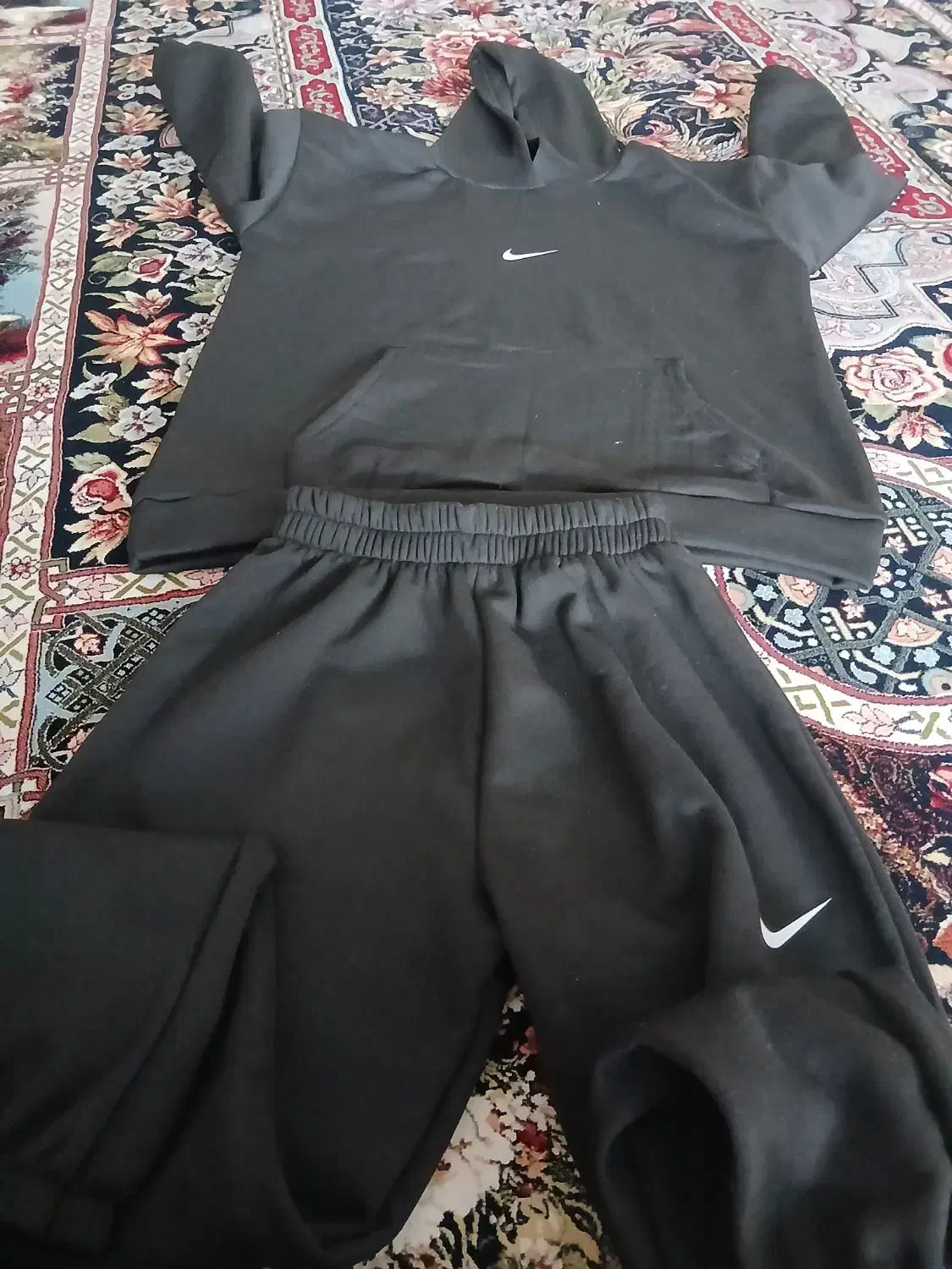 ی دست ست هودی مشکی سایز ۳۸ و۳۹|لباس|فردوسیه, |دیوار