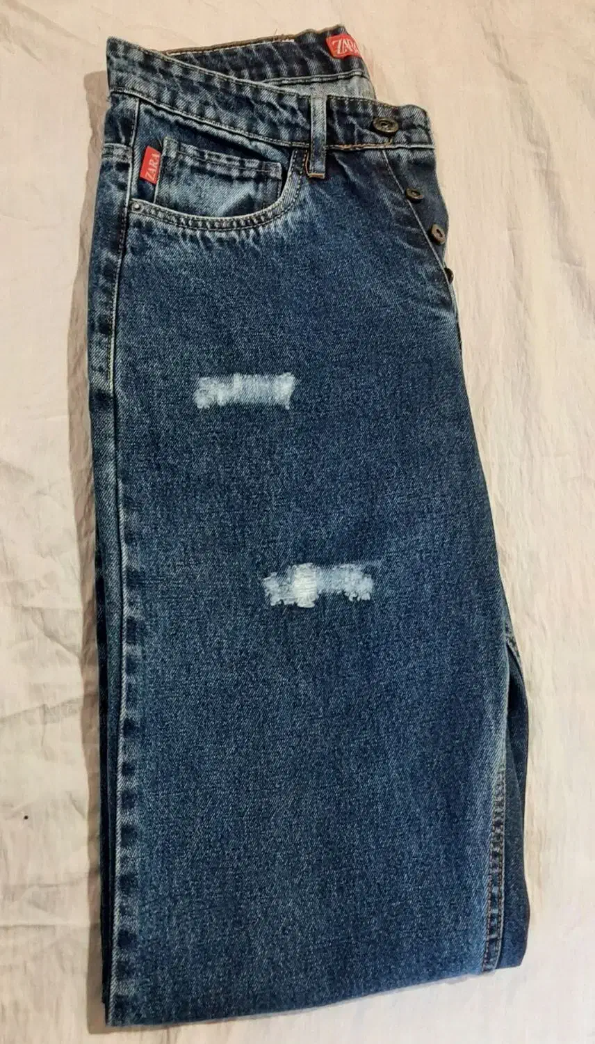 شلوار جین بگ زاپدار ZARA|لباس|سنندج, |دیوار