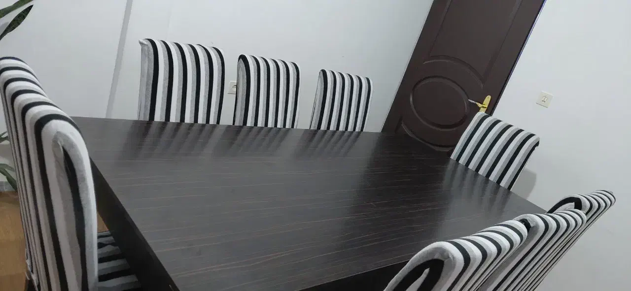 میز نهار خوری ۶ نفره|میز و صندلی غذاخوری|سنندج, |دیوار