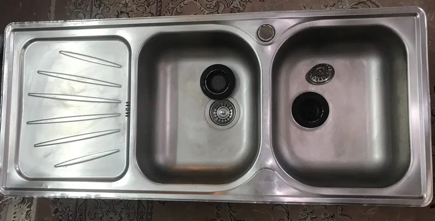 سینک ظرف شویی دو لگنه|مصالح و تجهیزات ساختمان|تهران, گرگان|دیوار