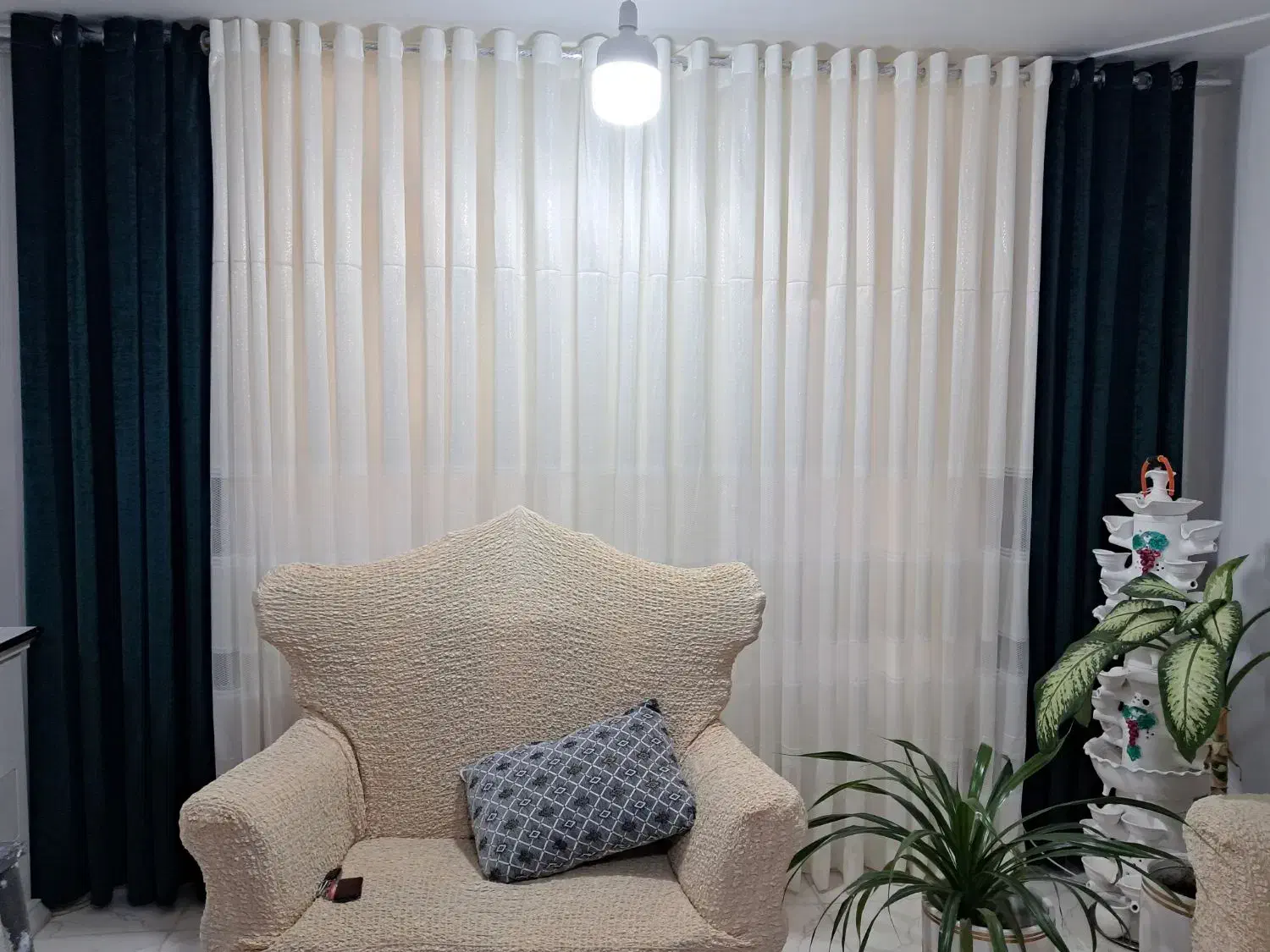 پرده|پرده، رانر، رومیزی|اسلام‌‌آباد غرب, |دیوار