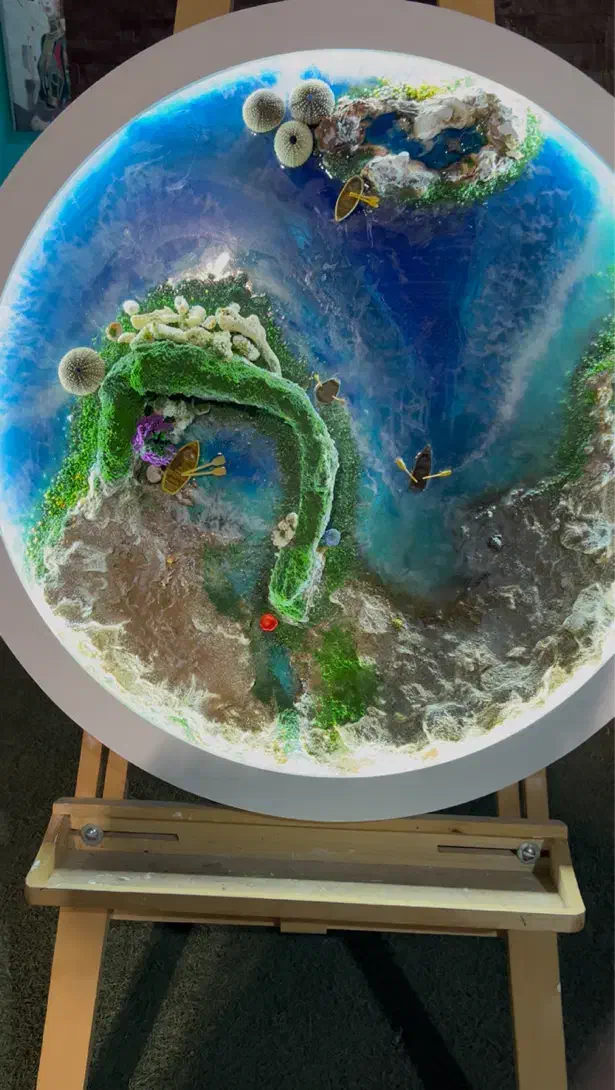 آموزش تخصصی رزین،پتینه،تابلو،کالیگرافی،میکس مدیا|خدمات آموزشی|کرج, گوهردشت|دیوار