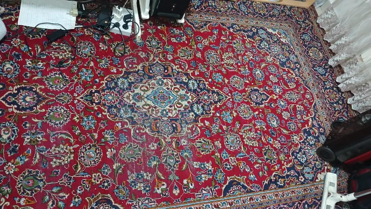 یک تخته فرش۶متری اردکان زمینه قرمز|فرش|تهران, تهرانپارس جنوبی|دیوار