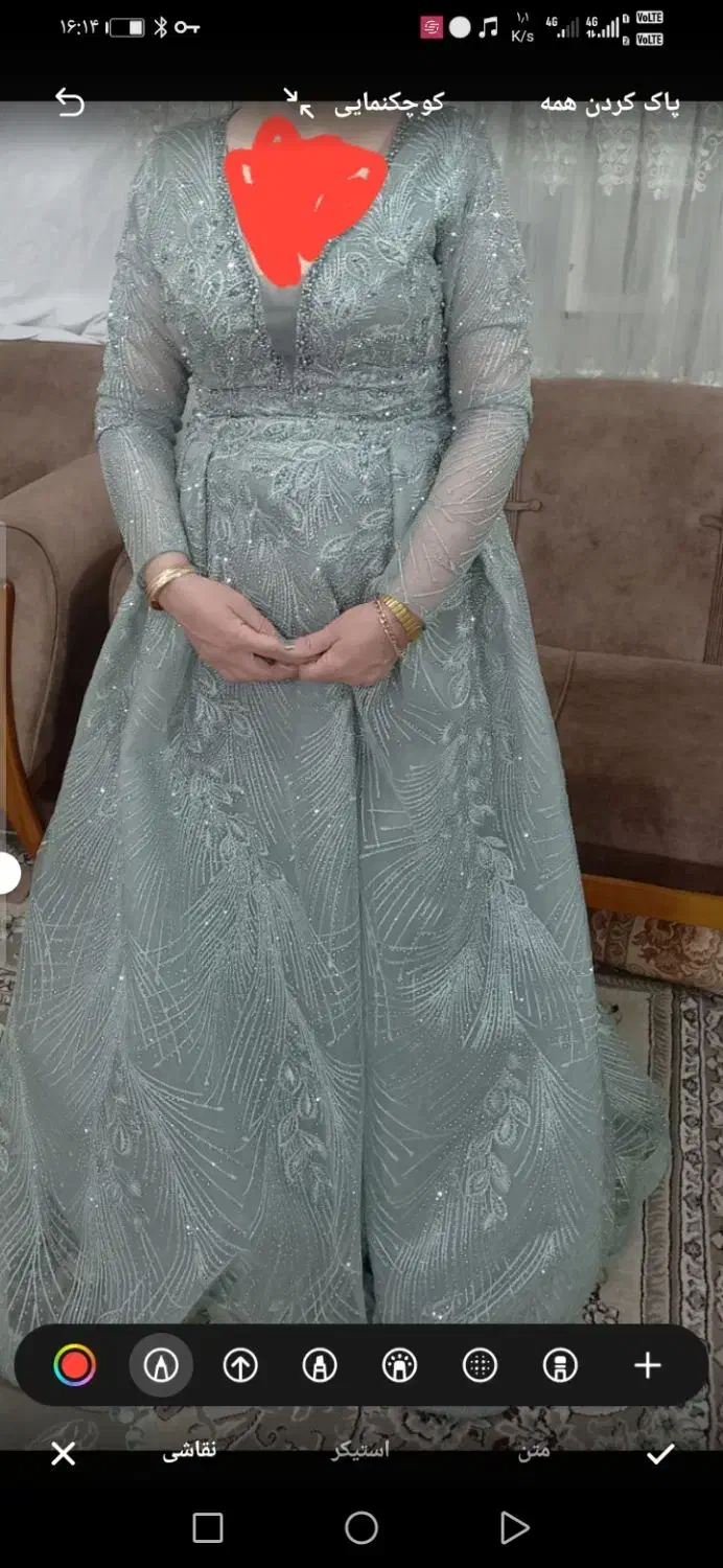 فروش لباس مجلسی زنانه سایز 44و 46|لباس|پاکدشت, پاکدشت (مامازند)|دیوار