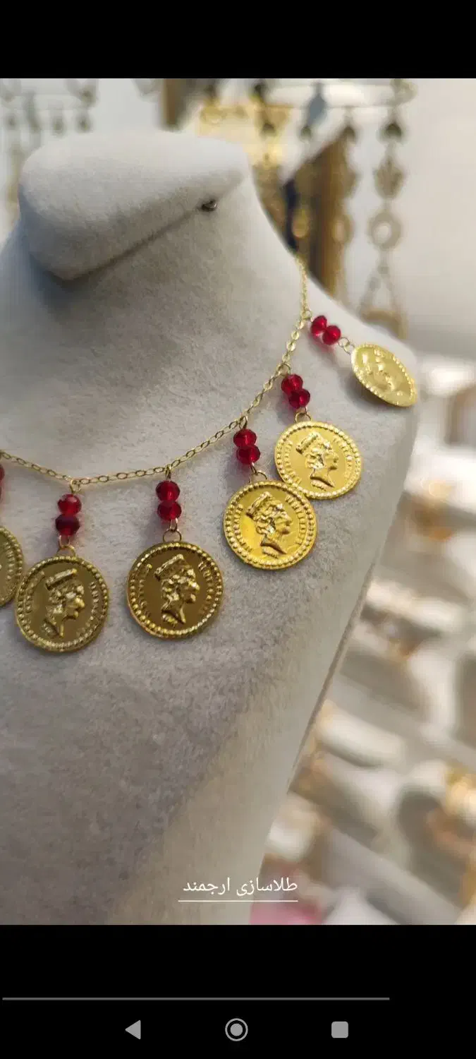 گردنبندهای مجلسی  الیزابت،خورشیدی،پهلوی|جواهرات|یاسوج, |دیوار