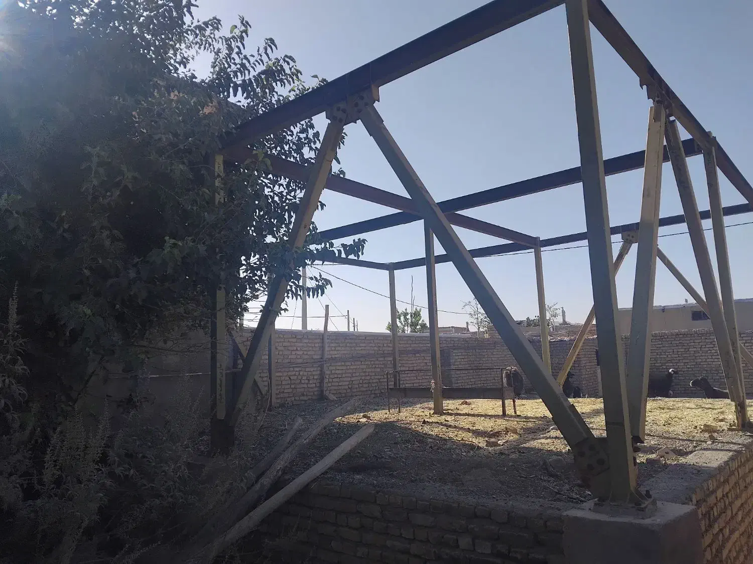 اهن|مصالح و تجهیزات ساختمان|زاوه, |دیوار