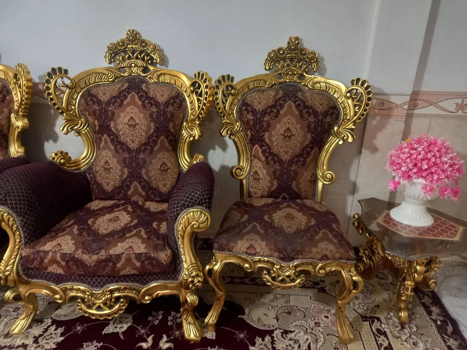 مبل ۹ نفره استیل|مبلمان خانگی و میز عسلی|شریف‌آباد, |دیوار