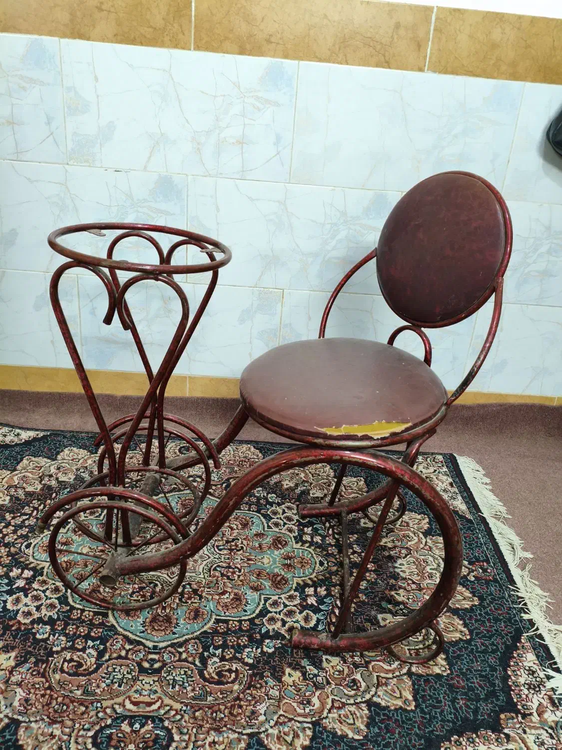 صندلی و میز تلفن|میز تلفن|بندر ترکمن, |دیوار