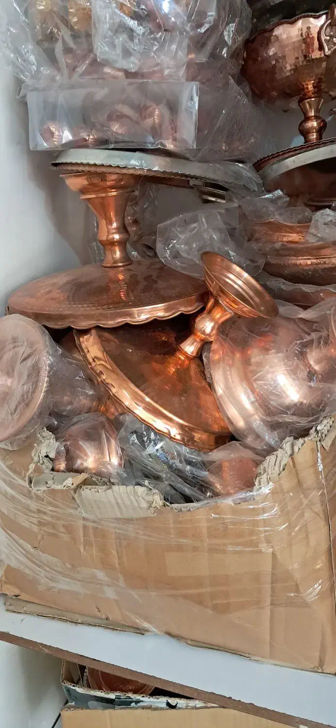 فروش ظروف مسی زیر قیمت|صنایع دستی و سایر لوازم تزئینی|قرچک, محمد آباد|دیوار