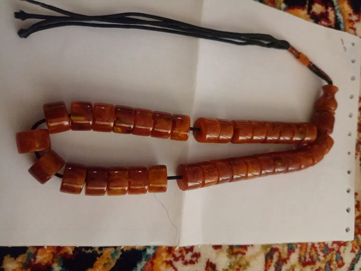 تسبیح اصل کهربا وابحیات دوپوست|جواهرات|اصفهان, فرودگاه شهید بهشتی|دیوار