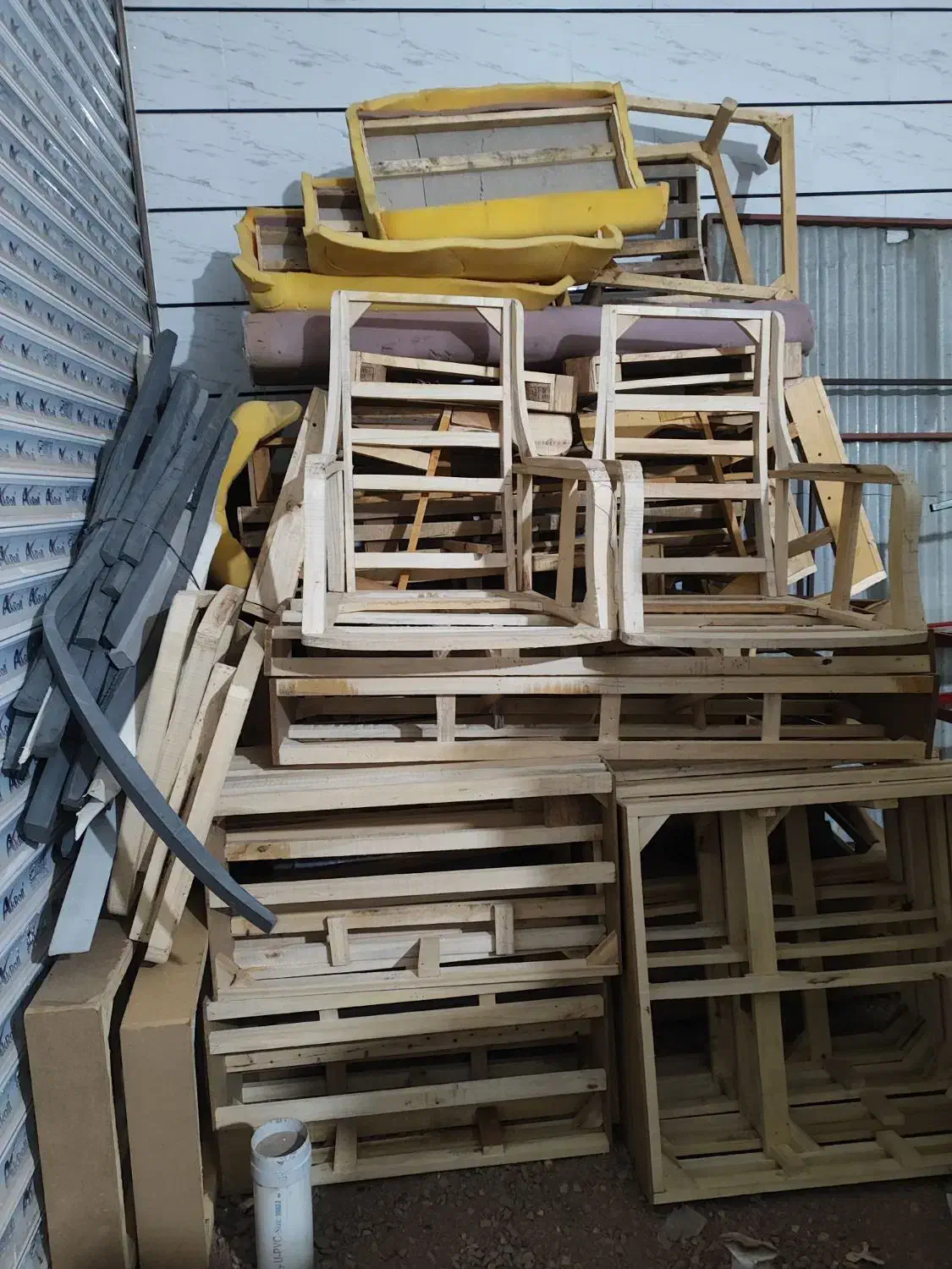 کلاف(اسکلت)مبل راحتی|مبلمان خانگی و میز عسلی|اقبالیه, |دیوار