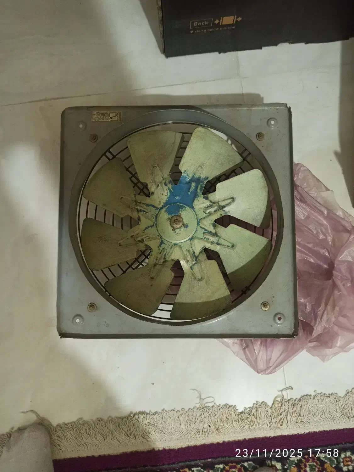 هواکش با موتور دمنده صنعتی بی صدا|ابزارآلات|پرند, فاز ۶|دیوار