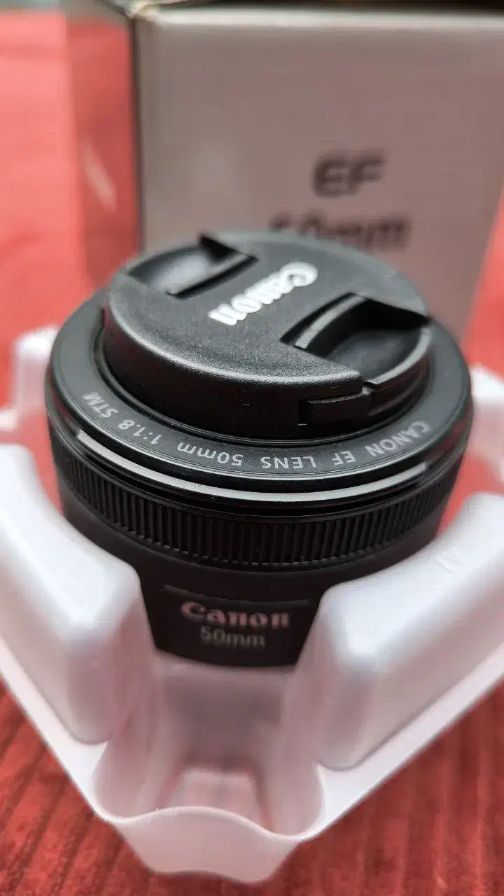 لنز کانن Canon EF 50mm f/1.8 STM نو|دوربین عکاسی و فیلم‌برداری|فومن, |دیوار