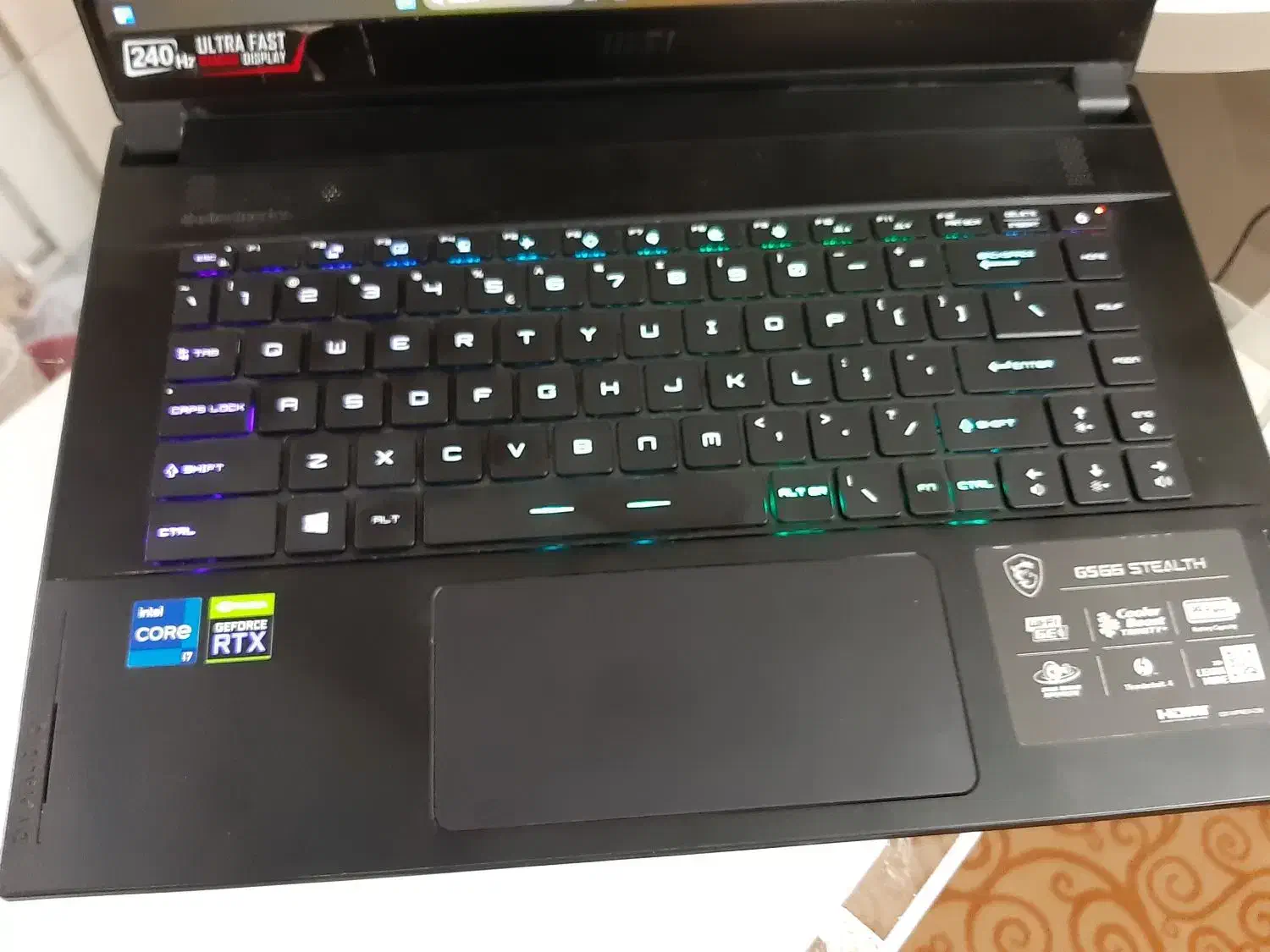 لپتاب گیمینگ  msi gs66stealth gaming|رایانه همراه|زاهدان, |دیوار