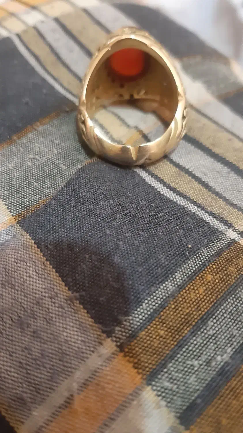 انگشتر نقره اصل با نگین قدیمی|کلکسیون اشیاء عتیقه|صدرا-فارس, فاز ۱|دیوار