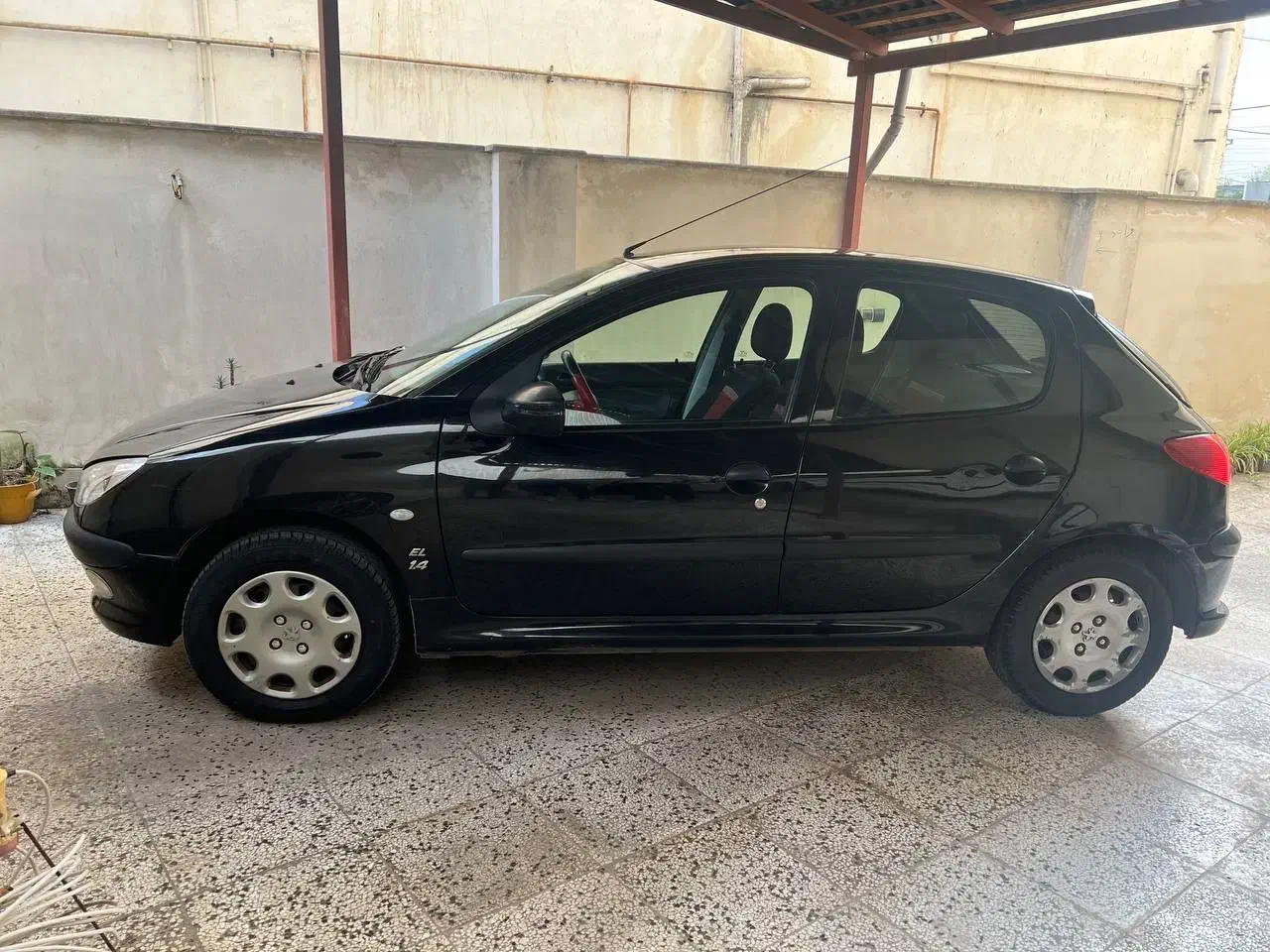 ۲۰۶ مدل ۱۳۹۵ مشکی بی رنگ|خودرو سواری و وانت|چالوس, |دیوار