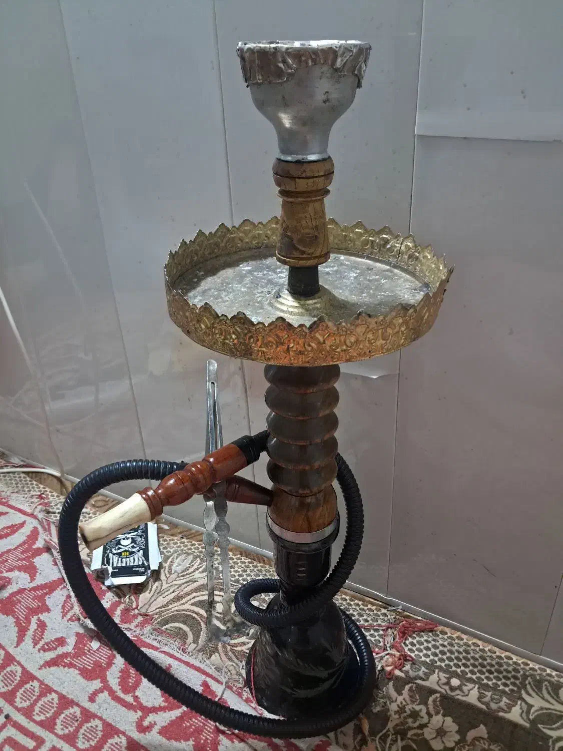 قلیان دوسیب|کلکسیون اشیاء عتیقه|ایلام, |دیوار