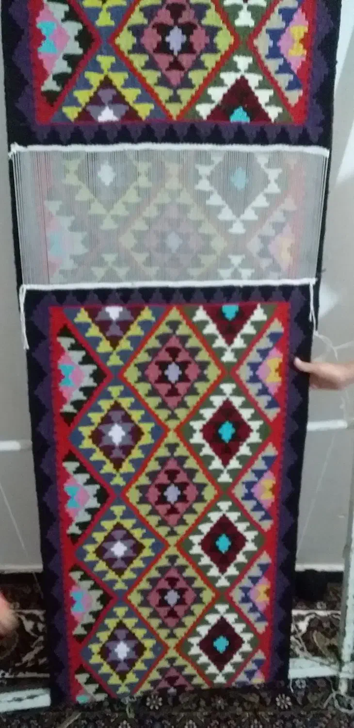 گلیم دست بافت|گلیم، جاجیم، گبه|زنجان, |دیوار