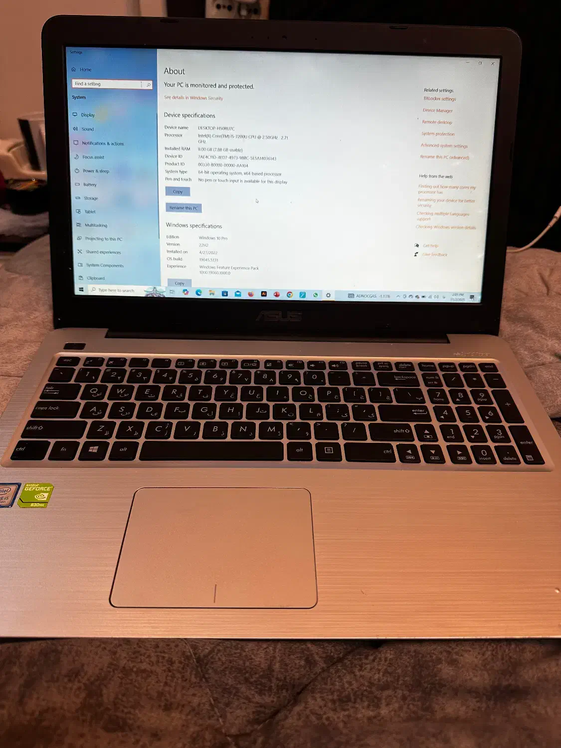 لبتاب ایسوس|رایانه همراه|مشهد, رضاشهر|دیوار